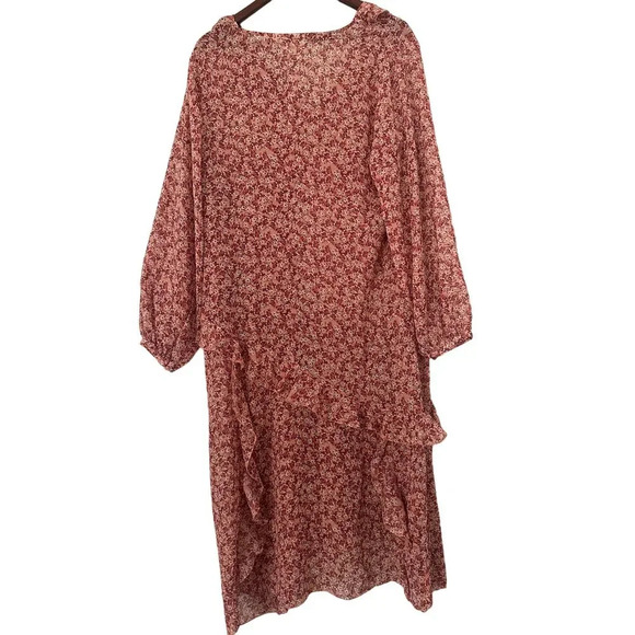 Maeve by Anthropologie Flower Print Flutter Dress - Picture 4 of 4